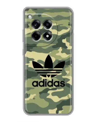 Чохол для OnePlus 12R з картинкою «Мілітарі стиль Adidas»