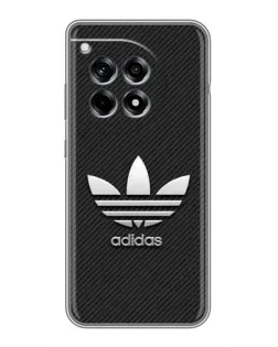 Чохол для OnePlus 12R з картинкою «Adidas Карбонова текстура»