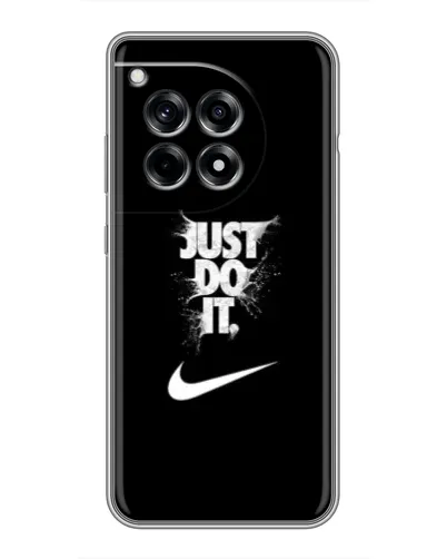 Чехол для OnePlus 12R с картинкой «Текстовый принт Nike»