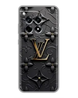 Чохол для OnePlus 12R з картинкою «Шкіряна текстура LV»