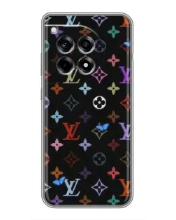 Чохол для OnePlus 12R з картинкою «Кольорова монограма LV»
