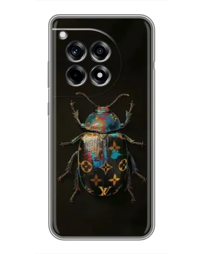 Чохол для OnePlus 12R з картинкою «LV — мармуровий принт»