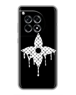 Чохол для OnePlus 12R з картинкою «Квіткова монограма»