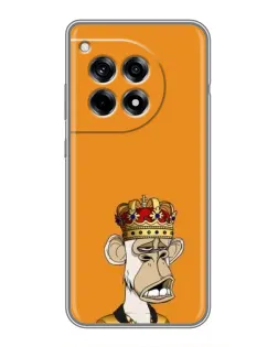 Чехол для OnePlus 12R с картинкой «Золотая обезьяна Bored Ape»