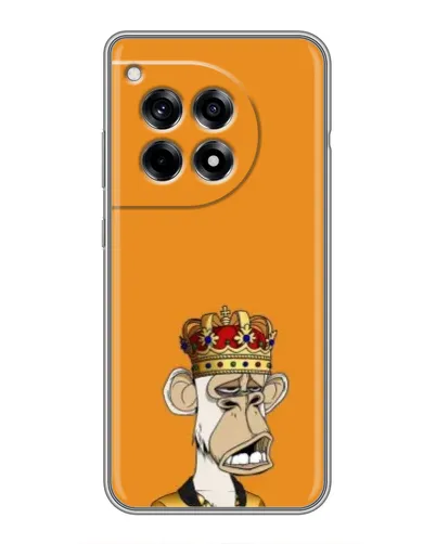 Чехол для OnePlus 12R с картинкой «Золотая обезьяна Bored Ape»