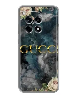 Чехол для OnePlus 12R с картинкой «Абстрактные цветы Gucci»