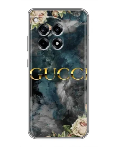 Чехол для OnePlus 12R с картинкой «Абстрактные цветы Gucci»