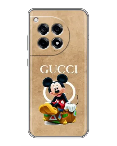 Чехол для OnePlus 12R с картинкой «Микки Маус Gucci — крафт»