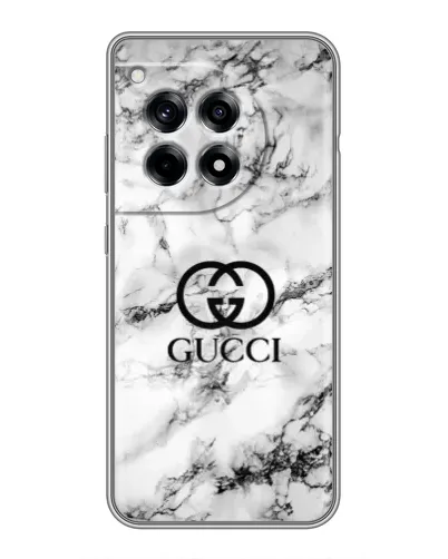 Чехол для OnePlus 12R с картинкой «Gucci — мраморный шик»