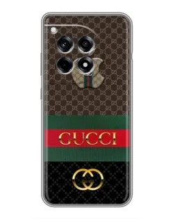 Чехол для OnePlus 12R с картинкой «Gucci — брендированный десерт»