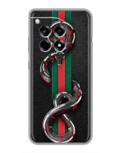 Чохол для OnePlus 12R з картинкою «Gucci — змія на смузі»