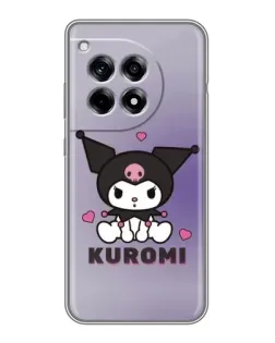 Чехол для OnePlus 12R с картинкой «Kuromi — фиолетовый арт»