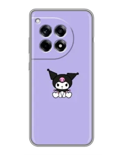 Чехол для OnePlus 12R с картинкой «Kuromi — фиолетовый минимализм»