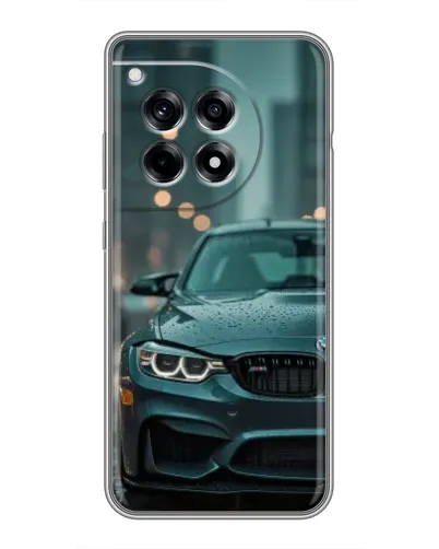 Чехол для OnePlus 12R с картинкой «BMW в огнях города»