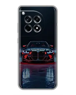 Чехол для OnePlus 12R с картинкой «BMW на мокрой дороге»