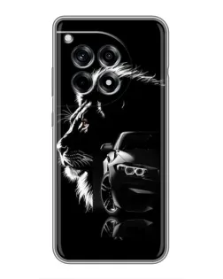 Чехол для OnePlus 12R с картинкой «BMW и лев»