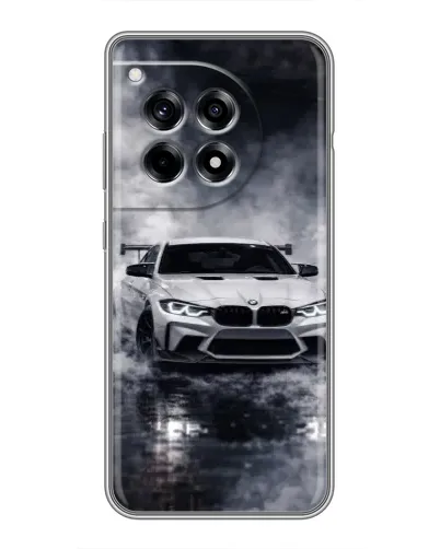 Чехол для OnePlus 12R с картинкой «BMW сквозь туман»