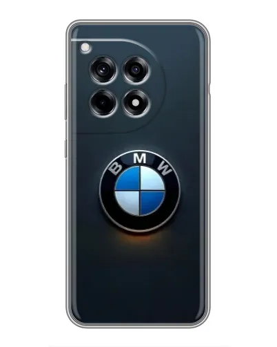 Чехол для OnePlus 12R с картинкой «Логотип BMW — минимализм»