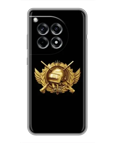 Чехол для OnePlus 12R с картинкой «PUBG — оранжевый градиент»