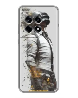 Чехол для OnePlus 12R с картинкой «PUBG — боец в пыли»