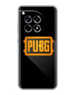 Чехол для OnePlus 12R с картинкой «PUBG — рамка лого»