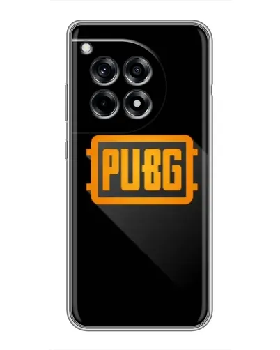 Чехол для OnePlus 12R с картинкой «PUBG — рамка лого»
