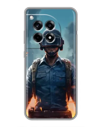 Чехол для OnePlus 12R с картинкой «PUBG — реалистичный герой»