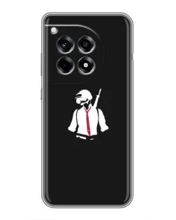 Чехол для OnePlus 12R с картинкой «PUBG — силуэт воина»