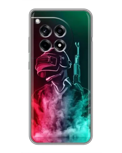 Чехол для OnePlus 12R с картинкой «PUBG — огненный воин»