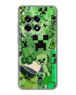 Чохол для OnePlus 12R з картинкою «Кріпери Minecraft»