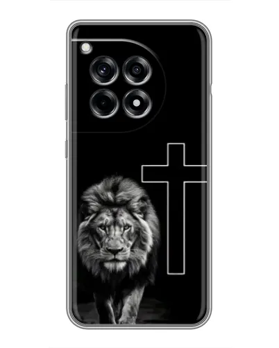 Чохол для OnePlus 12R з картинкою «Лев та Хрест»