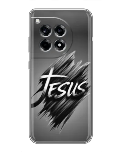 Чохол для OnePlus 12R з картинкою «Напис Jesus Graffiti»
