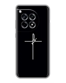 Чехол для OnePlus 12R с картинкой «Тонкий крест»