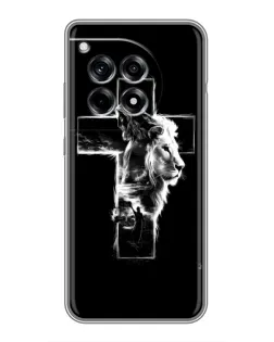Чехол для OnePlus 12R с картинкой «Сияющий крест Jesus»