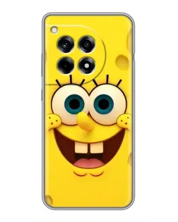 Чехол для OnePlus 12R с картинкой «Губка Боб улыбка»