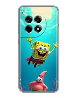 Чехол для OnePlus 12R с картинкой «Спанч Боб под водой»