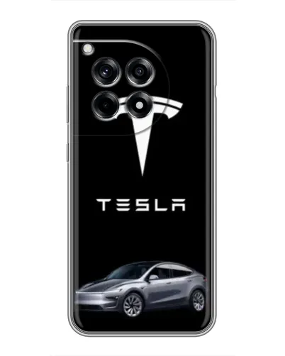 Чехол для OnePlus 12R с картинкой «Tesla Model Y»