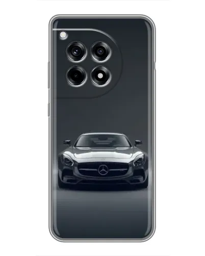 Чехол для OnePlus 12R с картинкой «Mercedes на черном» Чехол для OnePlus 12R с картинкой «Mercedes на черном»