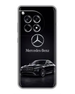 Чехол для OnePlus 12R с картинкой «Mercedes — решетка радиатора»