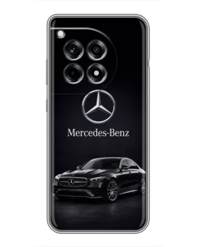 Чехол для OnePlus 12R с картинкой «Mercedes — решетка радиатора» Чехол для OnePlus 12R с картинкой «Mercedes — решетка радиатора»