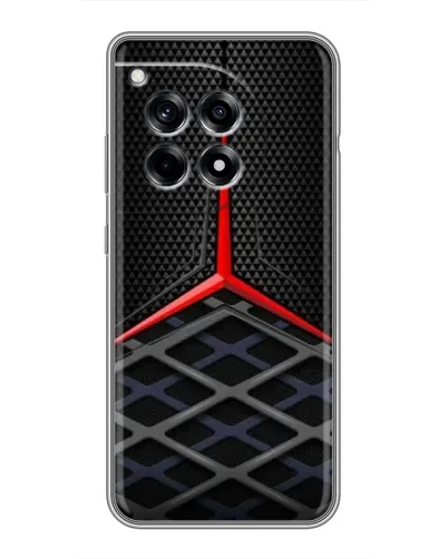 Чехол для OnePlus 12R с картинкой «Mercedes Carbon Grid» Чехол для OnePlus 12R с картинкой «Mercedes Carbon Grid»