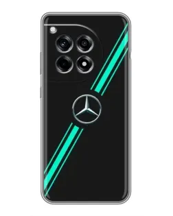 Чехол для OnePlus 12R с картинкой «Спортивные линии Mercedes»