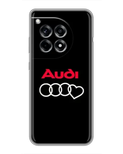 Чехол для OnePlus 12R с картинкой «Логотип Audi Heart»