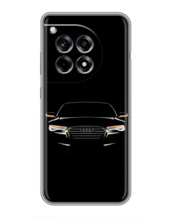 Чехол для OnePlus 12R с картинкой «Audi — ночной контур»
