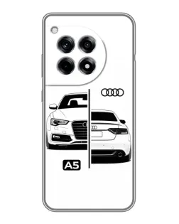 Чехол для OnePlus 12R с картинкой «Audi — контрастный дизайн»