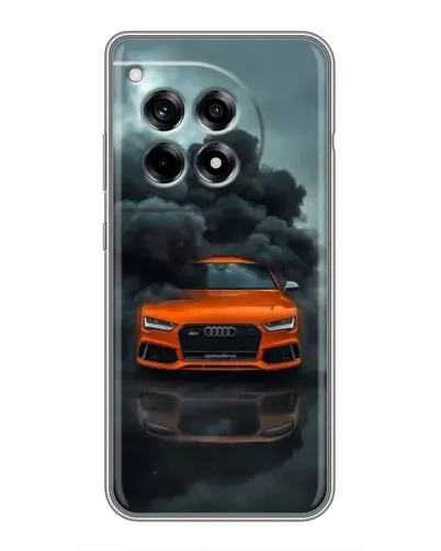 Чехол для OnePlus 12R с картинкой «Audi в облаках дыма»