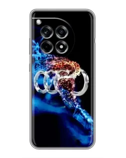 Чехол для OnePlus 12R с картинкой «Энергия лого Audi»