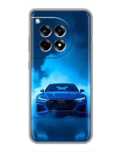 Чехол для OnePlus 12R с картинкой «Audi — голубая энергия»