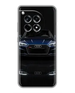 Чехол для OnePlus 12R с картинкой «Audi — ночное отражение»