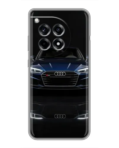 Чехол для OnePlus 12R с картинкой «Audi — ночное отражение»